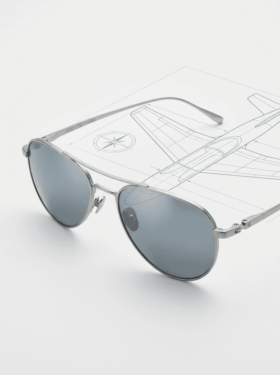 Pilot Titanium - Titanium sunglasses